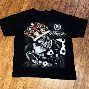 Black Untamed Skeleton King shirt
